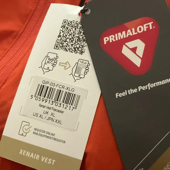 Rab Women's Orange Sleeveless Top - Picture 5 of 6